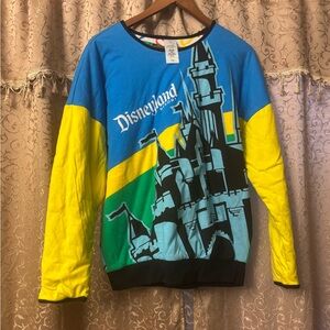 NWT Disneyland Resort Sleeping Beauty Castle Reversible Pullover-  XS